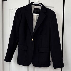 J. Crew Black Blazer with Gold Accent
